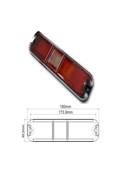 Forklift Stop Lambası Ledli 4 Fonksiyonlu 12-36 Volt