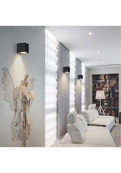 10 Adet Tek Yönlü İç - Dış Mekan Dekoratif Modern Lüks Aplik Diğer