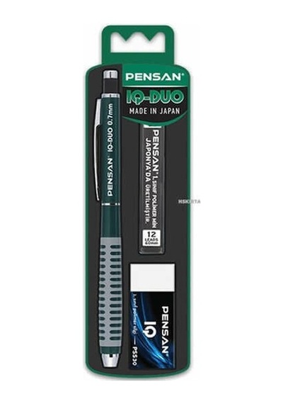 Pensan Iq-duo 0,7 Mm Silgili Yeşil Versatil Kalem Seti