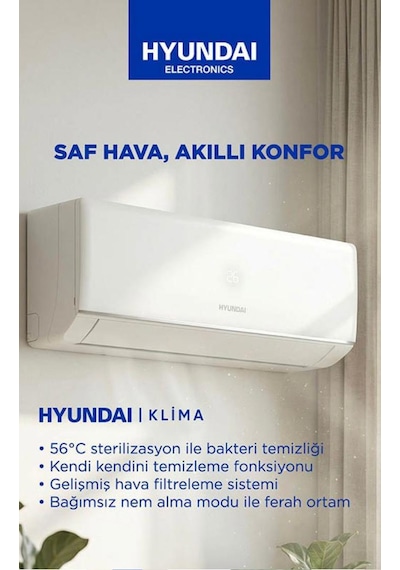 Hyundai HYN-12000WF 12000 Btu Inverter Klima