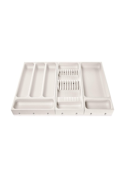 Tescoma Flexispace 899430 Mutfak Gereçleri İçin Çekmece Düzenleyici, Plastik, Beyaz, 37 X 22 X 4,5 Cm Sku: Smgstk5b92418582 A