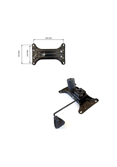 Ofis Koltuğu İçin Tek Kol Metal Şase Tilt Mekanizma 15x25cm