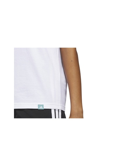 Adidas W Airbrush T Kadın Günlük Tişört Jm1798 Beyaz Beyaz