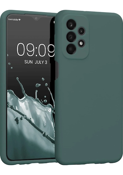 Cosmotex Newface Samsung Galaxy Uyumlu  A23 4g Kılıf First Silikon - Koyu Yeşil