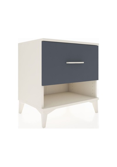 Hyperion Komodin Tek Çekmeceli 60x44x64 Aytaşı-antrasit Aytaşı