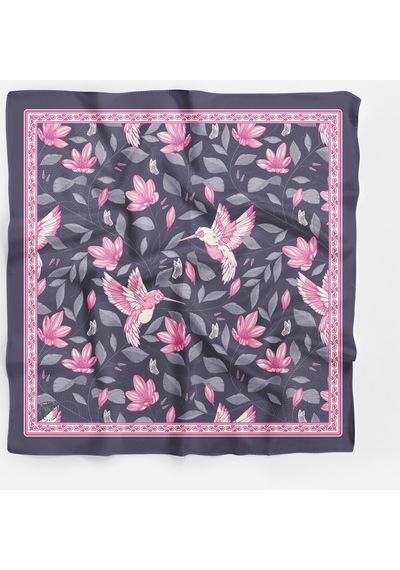 Fly Bird Desen Bandana/fular Çok Renkli