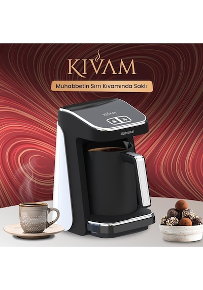 Goldmaster Kıvam Akıllı Yerleştirme Patentli Türk Kahve Makinesi