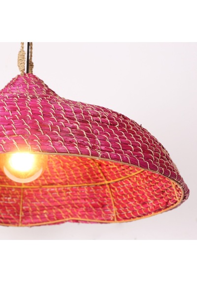 Mendong Berry Aydınlatma 60x25 Cm Pembe
