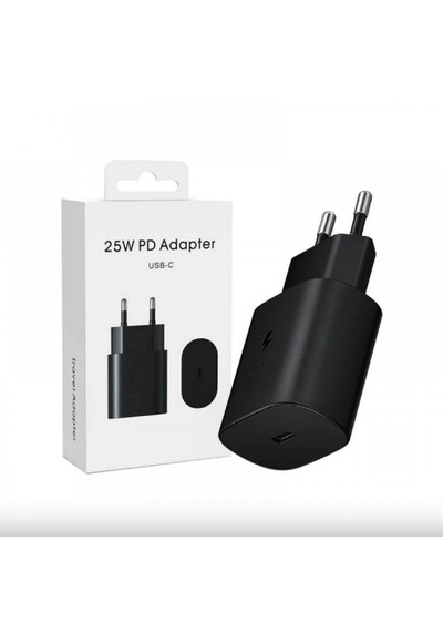 Xaomi Samsung Uyumlu Fp-ta800n 25w Super Fast Type-c Çıkışlı Şarj Adaptörü Siyah
