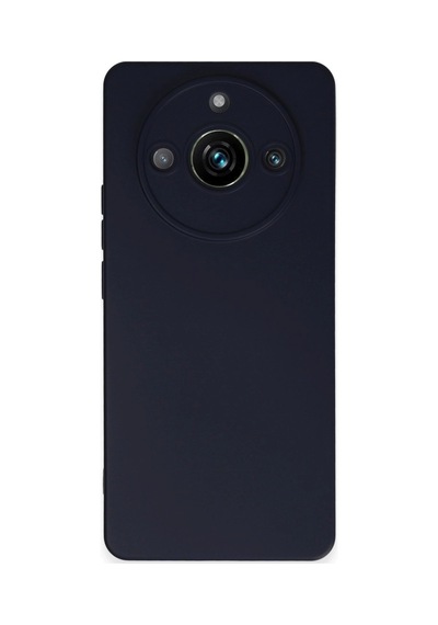 Realme 11 Pro Kılıf Nano İçi Kadife Silikon - Lacivert -