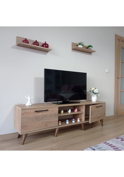 Mobilya Sepeti Ms 25 Raflı Tv Ünitesi Dolabı Ceviz