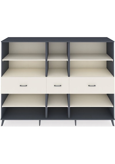 Hyperion Dolap 9 Raflı 3 Çekmeceli 220x44x163 Antrasit-aytaşı Antrasit-aytaşı Hyperion Dolap 9 Raflı 3 Çekmeceli 220x44x163 Antrasit-aytaşı Antrasit-aytaşı