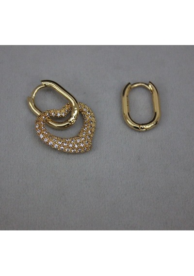 Kalpli Gold Renk Küpe Gold - 77178742 Gold