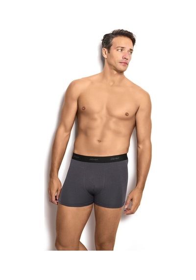 Jiber Erkek Füme Modal Pamuklu Boxer 321-Füme