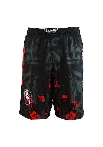 Dragondo M01 Red Maze Mma Şortu Antrenman Şortu Siyah