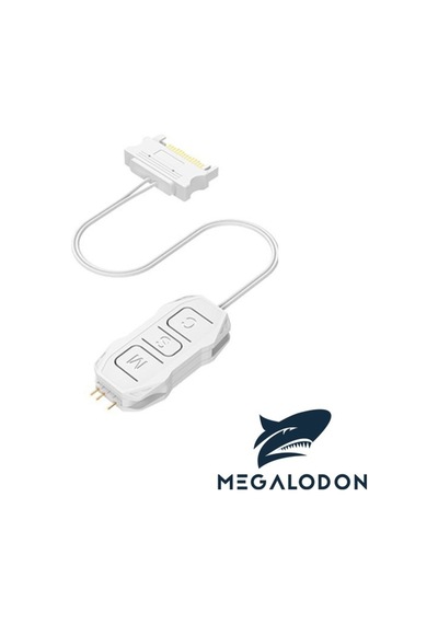 Argb Kontrolcü 5v 3 Pin - Sata Kablo Argb Dönüştürücü Rgb Denetleyici Beyaz Renk