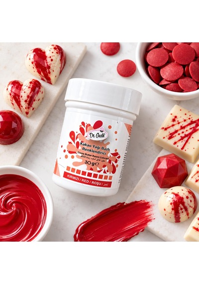 Dr. Gusto Kırmızı Çikolata Boyası 30 Gr