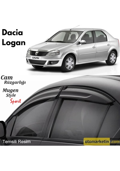 Dacia Logan Sedan Mugen Cam Rüzgarlığı