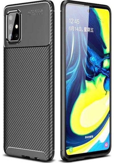 Samsung Uyumlu Galaxy M51 Kilif Karbon Tasarim Negro Silikon Kapak 405792923