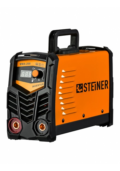 Steiner Mma-200 Amper Dijital Göstergeli İnverter Kaynak Turuncu