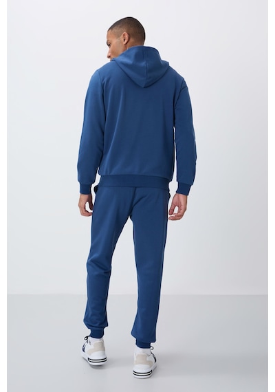 Tommy Life Parlament Kompakt Pamuklu Kalın Pürüzsüz Dokulu Kapüşonlu Comfort Fit Erkek Eşofman Takım - 85262 Mavi Tommy Life Parlament Kompakt Pamuklu Kalın Pürüzsüz Dokulu Kapüşonlu Comfort Fit Erkek Eşofman Takım - 85262 Mavi