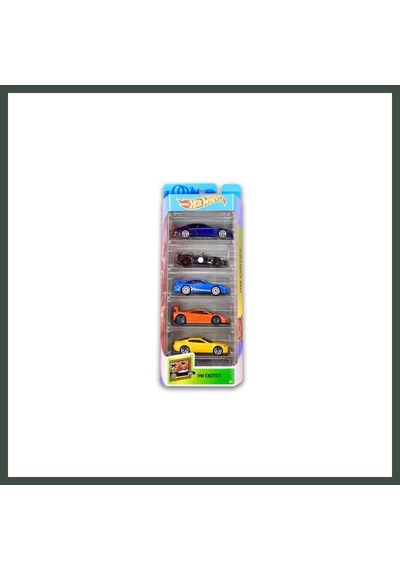 Mattel 01806 Hw 5 Li Araba Seti Nhr Standart