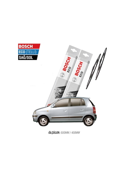 Hyundai Atos Silecek Takımı 1997-2008 Bosch Eco