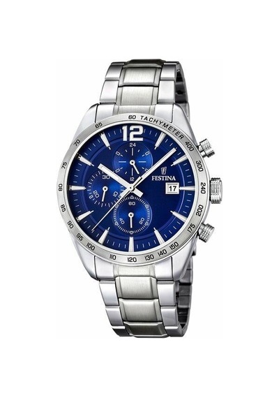 Festına F16759/3 Tımeless Chronograph Erkek Kol Saati Gümüş