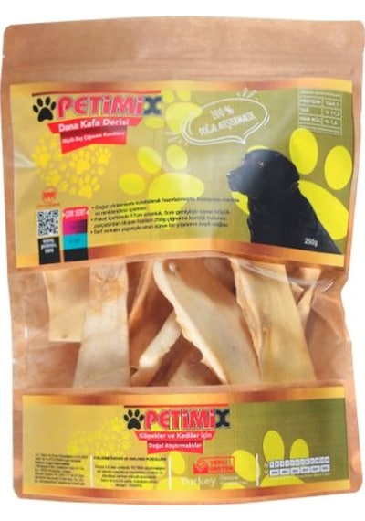 Petimix Dana Kafa Derisi Çiğneme Kemiği 250 G