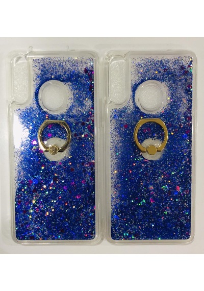 Samsung Uyumlu Galaxy A20S Sulu Simli Yüzüklü Kilif 391435791