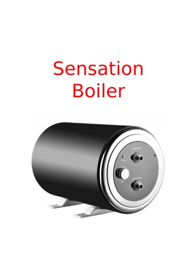 Sensation Boiler Termostat Kontrollü Siyah