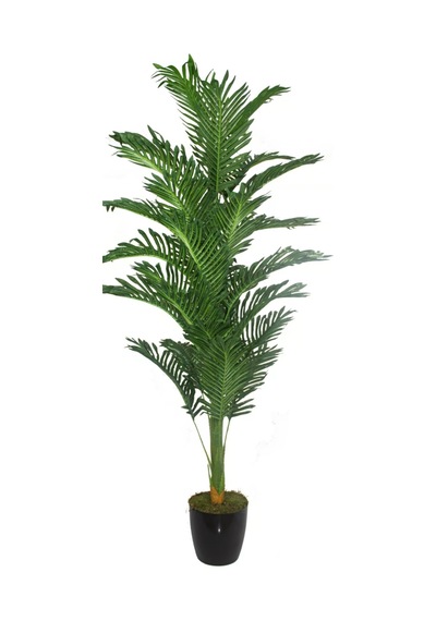 Rüzgar Yapay Çiçekçilik 120 Cm Areka Ağacı Yeşil