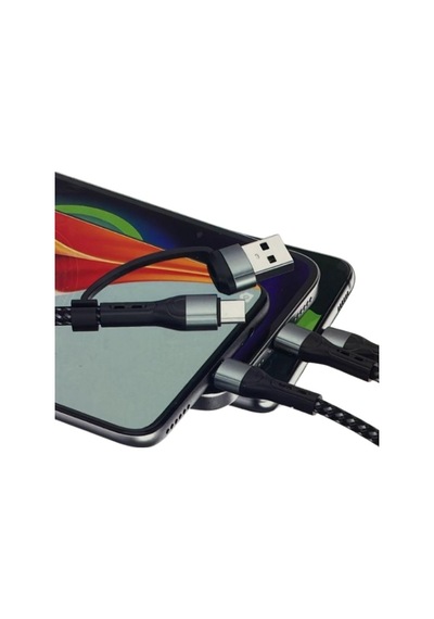 Ferro Re-11 Reshurk 6in1 Type-c & Micro & Lightning Hızlı Şarj Ve Data Kablosu 120cm