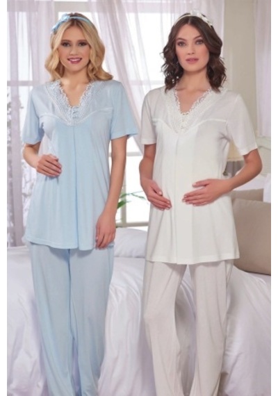 emose hamile pijama takımmı Çok Renkli