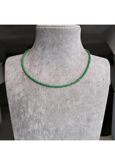 Kırmızı Sanat EviAçık Yeşil Boncuklu Boncuklu Sıralı Bijuteri Kolye