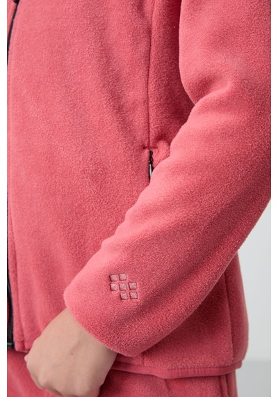 Tommy Life Yaban Gülü Kalın Yumuşak Dokulu Standart Fit Nakışlı Polar Kız Çocuk Sweatshirt - 75154 Gül