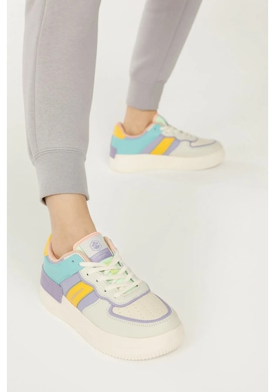 Lumberjack Freya Kalın Tabanlı Kadın Sneaker Ayakkabı Lila Mint Lila