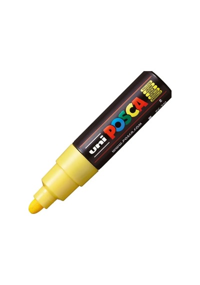 Uni-ball Posca 4.5-5.5 Su Bazlı Poster Markörü Sarı Pc-7m Çok Renkli
