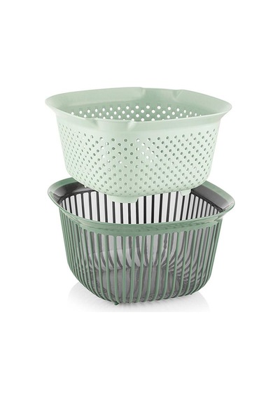 Selka Home 2 Parça Süzgeçli Kase 4000 ML 001
