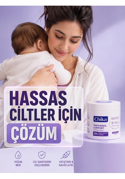 Chika Med + Panthenol Cilt Rahatlatıcı Nemlendirici Krem 400 Ml