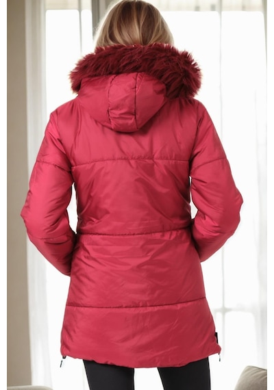 Z6668 Dewberry Bayan Kaban-bordo-1 Bordo-1