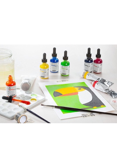 Akademie Akrilik Mürekkep 50 Ml 444 İndigo Diğer