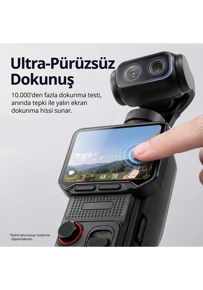 Insta360 Luna Ultra İle Uyumlu Temperli Cam Koruyucu
