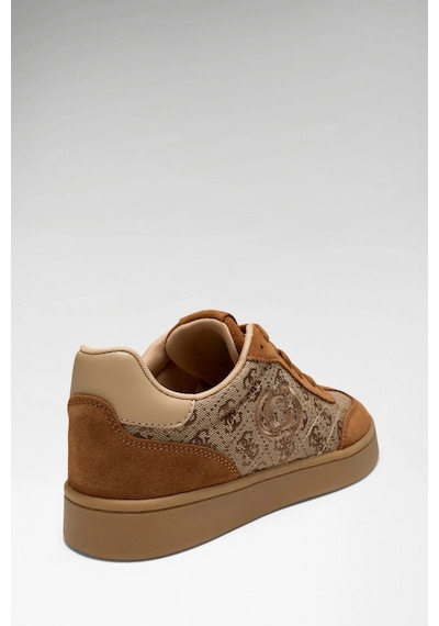 Guess Jacek Kadın Deri Karışımlı Sneaker Kahverengi