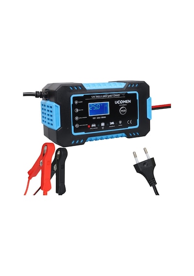 Electroon Ucomen Uc-c120501a Mavi 12volt 6amper Led Göstergeli Akü Şarj Cihazı