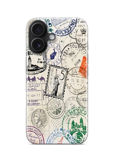 iPhone Uyumlu 16 Plus Desen134 Çok Renkli