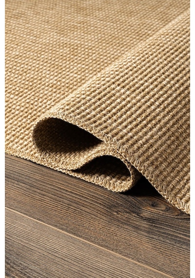 Tiora Tı001a Bej Jüt Halı Naturel Sisal Örme Hasır Modern Yıkanabilir Dayanıklı Tozu Yok