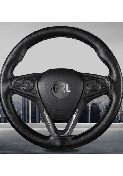 Renault Symbol-3 Uyumlu 2013 Ve Sonrası Direksiyon Kılıfı Noktalı Dikişli Siyah Ipli 38 11cm