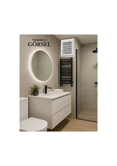 Beyaz 65 X 65 Cm Havalandırma Menfezi Banyo Menfezi Wc Baca Kapağı Tuvalet Menfezi Plastik Panjur