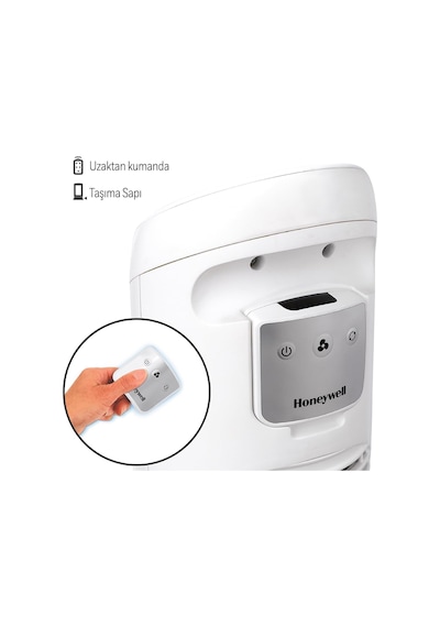 Honeywell Quietset Hyf260 Tüm Oda İçin Salınımlı Kule Vantilatör, 5 Hız Ayarı, 80 Derece Salınım, Zamanlayıc